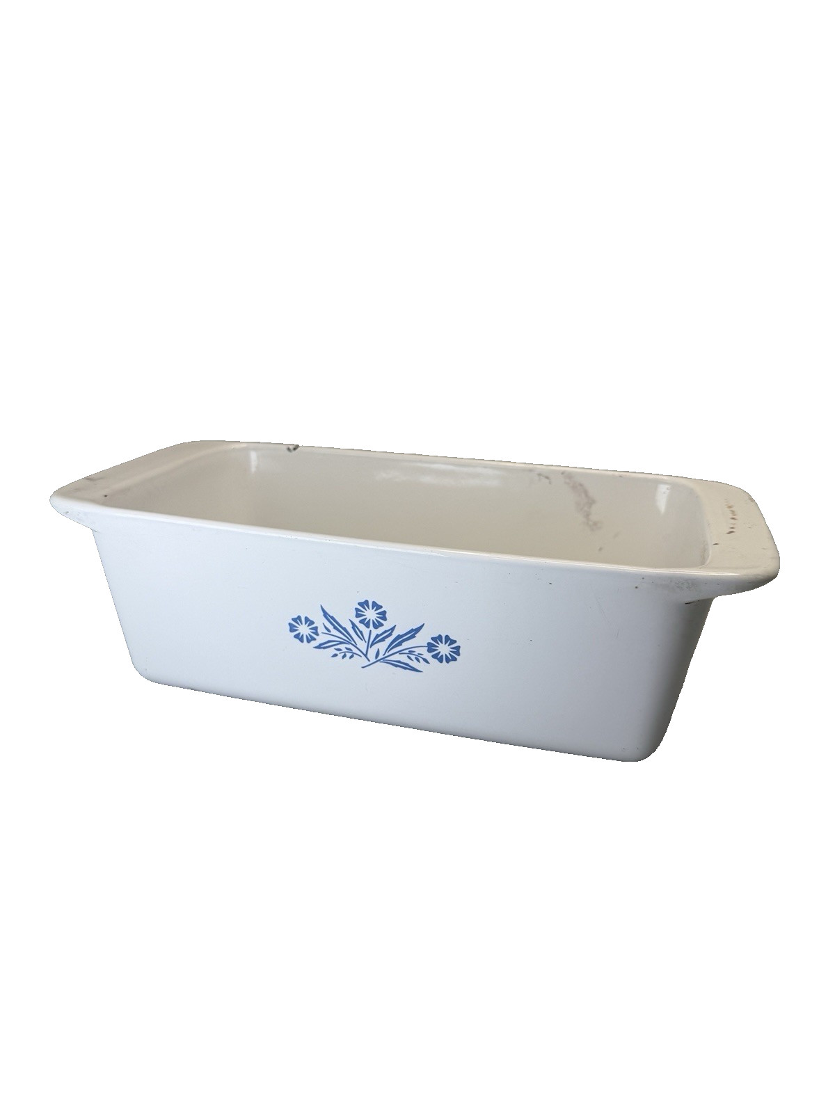 CorningWare Blue Cornflower P-315 Loaf Pan 2 Quart 9x5x3 Vintage USA GUC