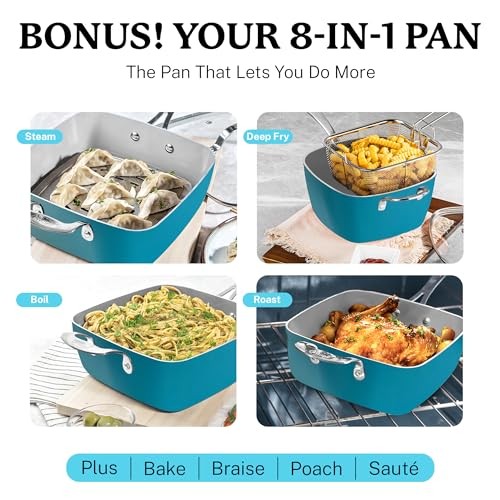 20 Piece Pots and Pans Set Nonstick Cookware Set, Pot and Pan 20 Piece Set