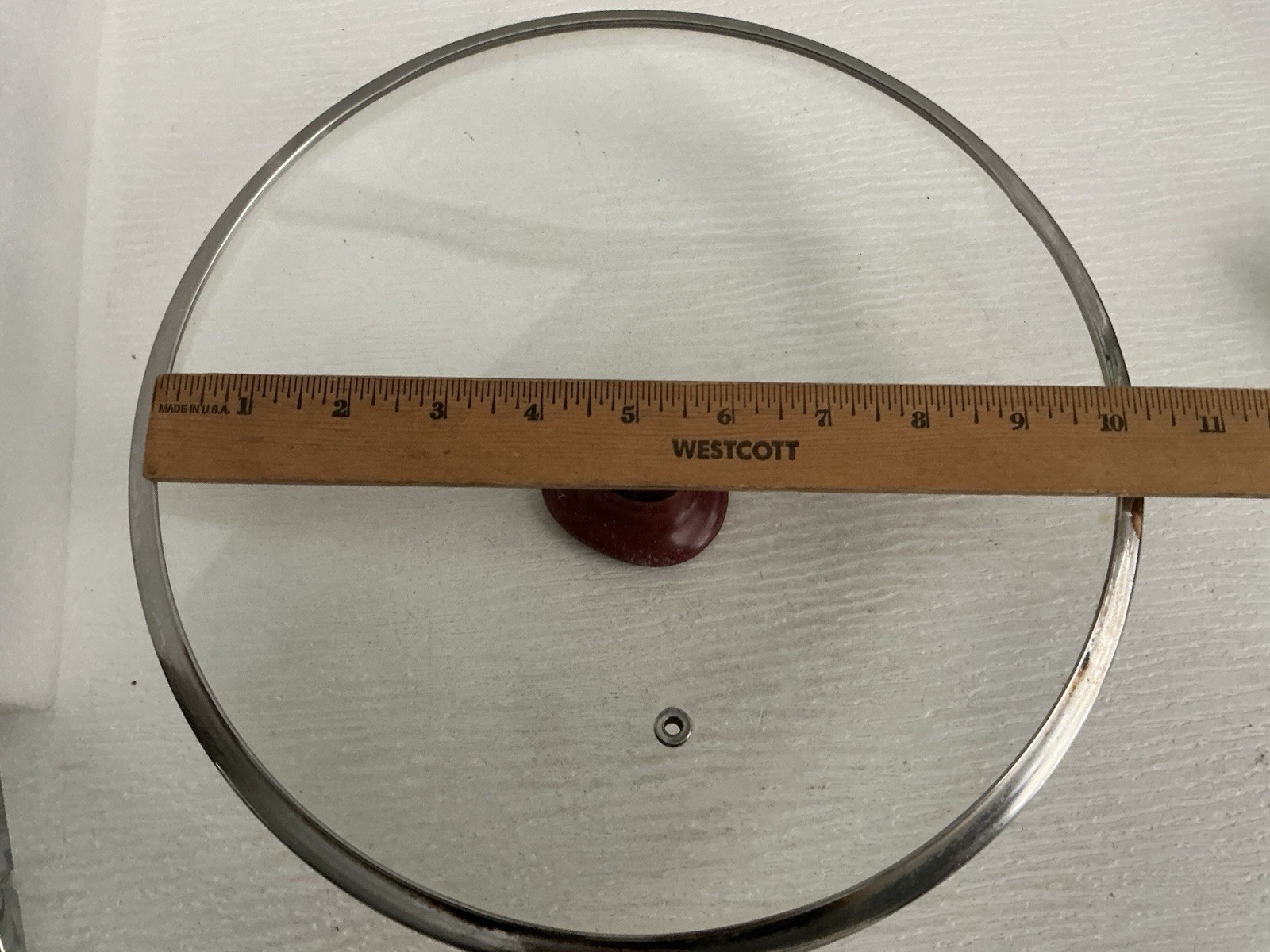 T-Fal Red Knob 10” Vented Glass Replacement Lid