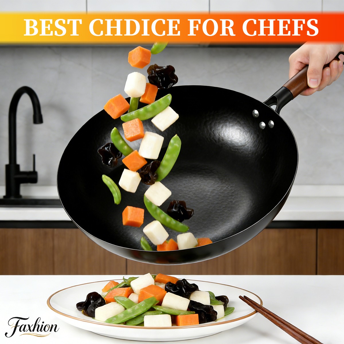 14pcs FASHION Cast Iron Cookware Frying Pan Set, 12.6 Inches