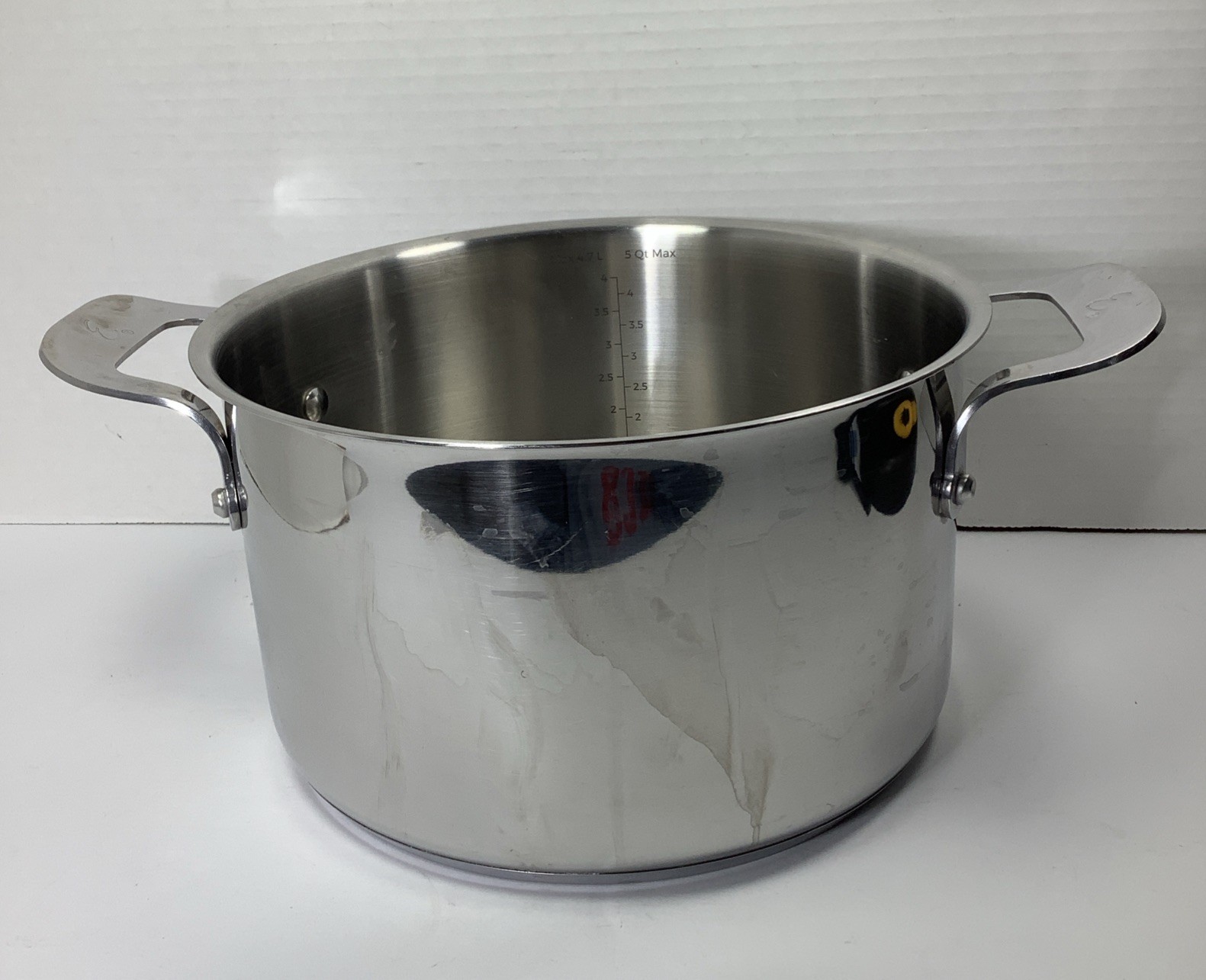 Emeril Lagasse 5 Qt 4.7 L Stock Pot Soup Dutch Oven Stainless Steel No Lid