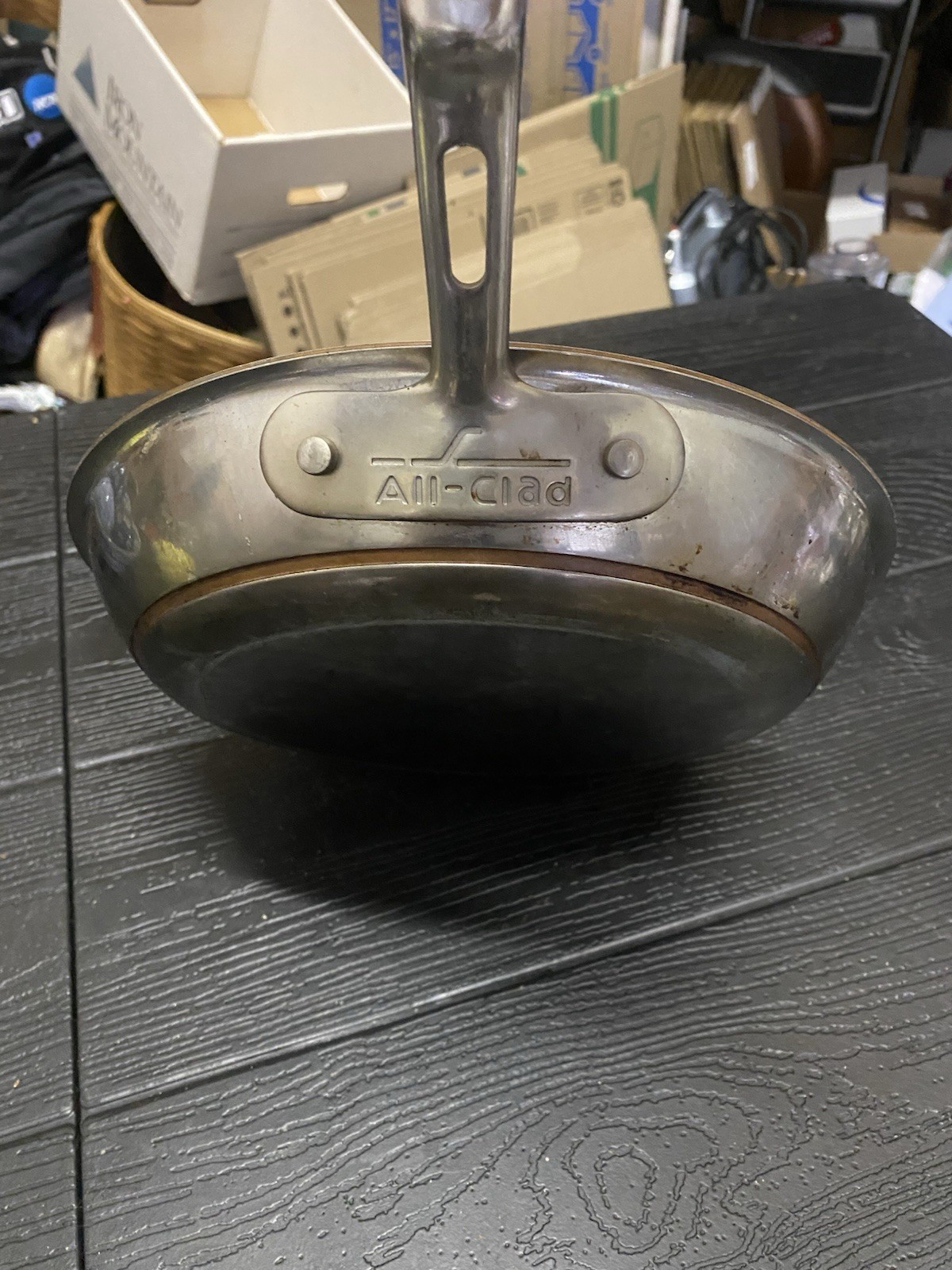All Clad Copper Core 10 Inch Fry Pan Skillet Stainless Steel Made USA