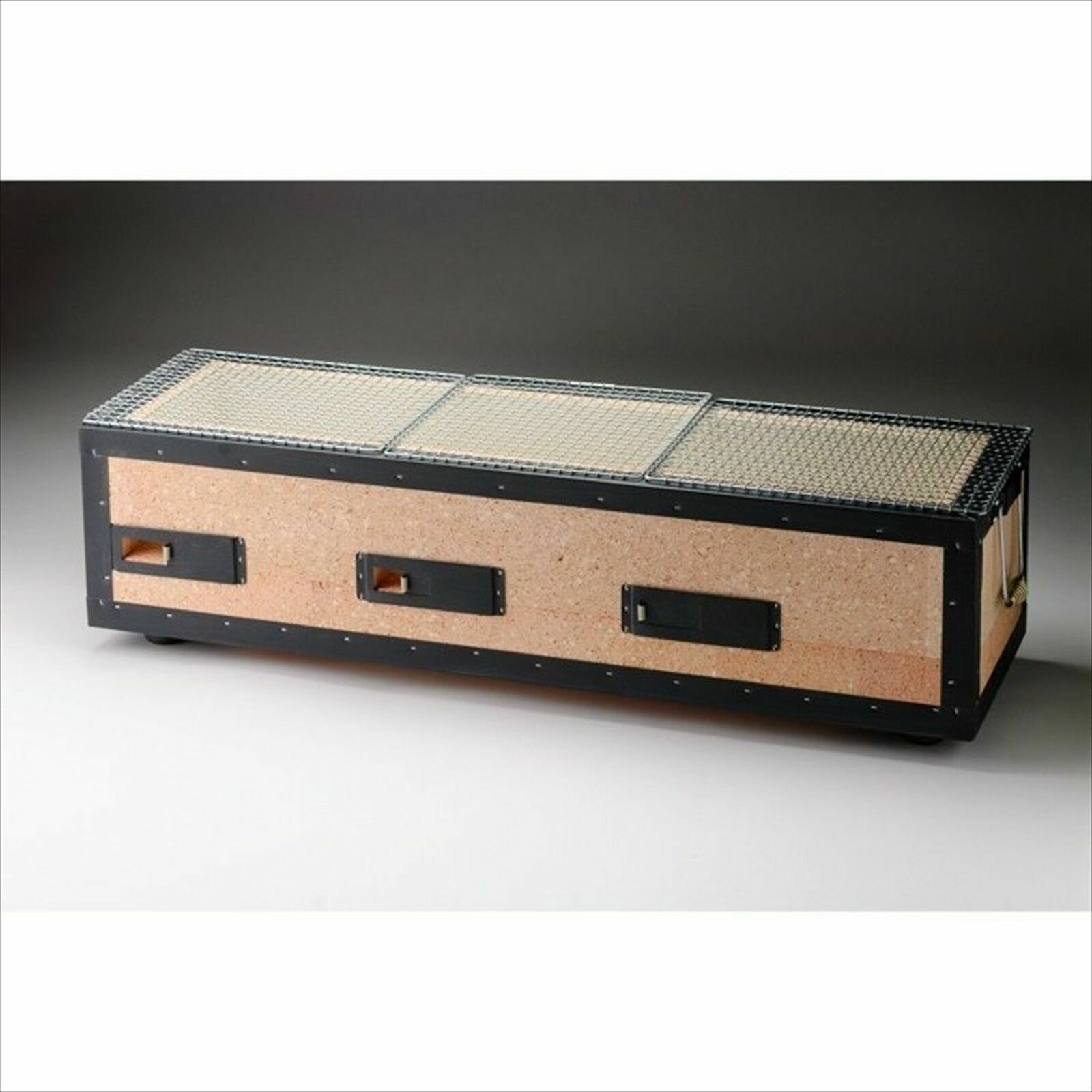 Japanese Yakitori BBQ Diatomite Charcoal Grill 77 x 23cm Barbecue Hibachi Konro
