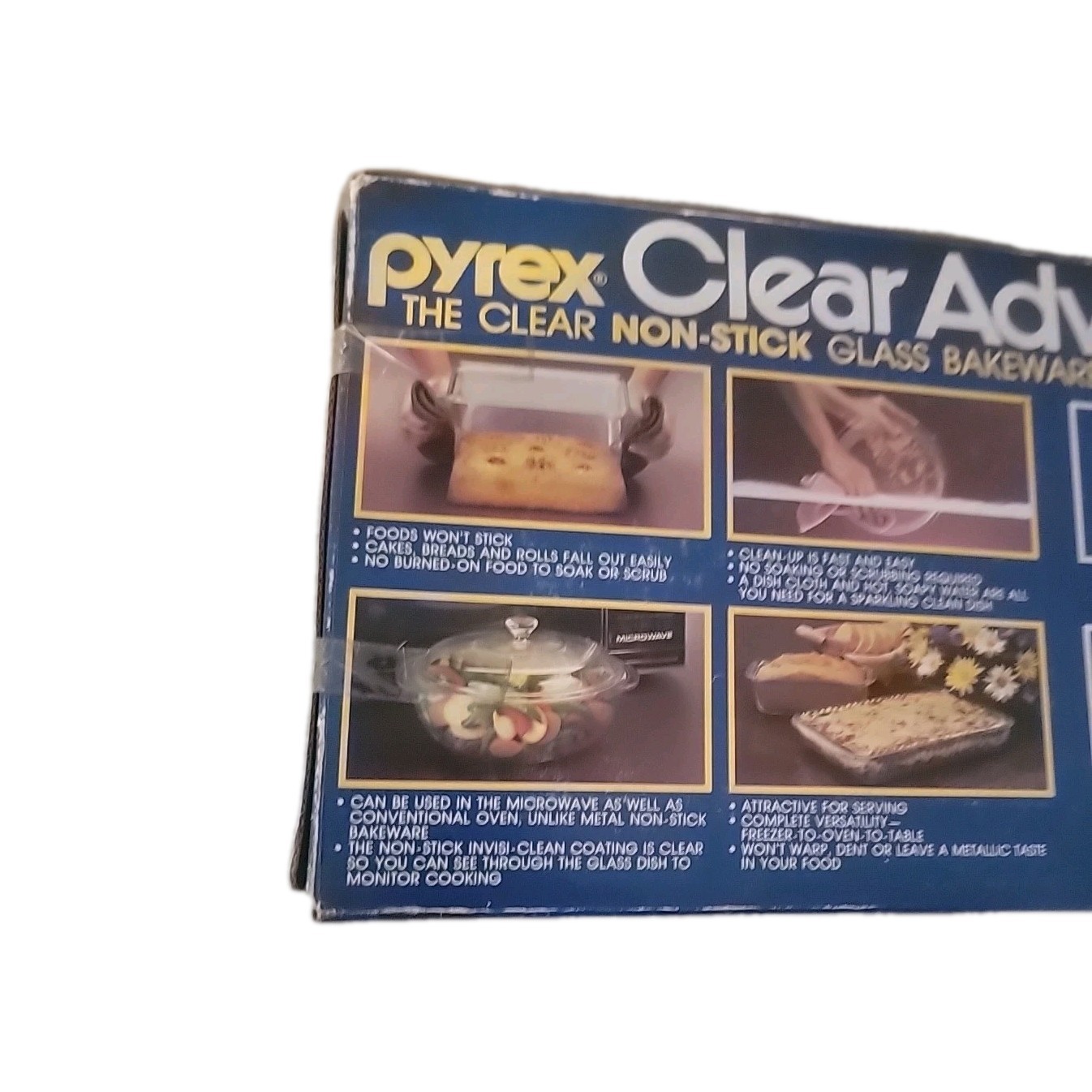 Pyrex Clear Advantage Non-Stick Glass 2Qt Baking Dish 15″ x 9-3/4″ New