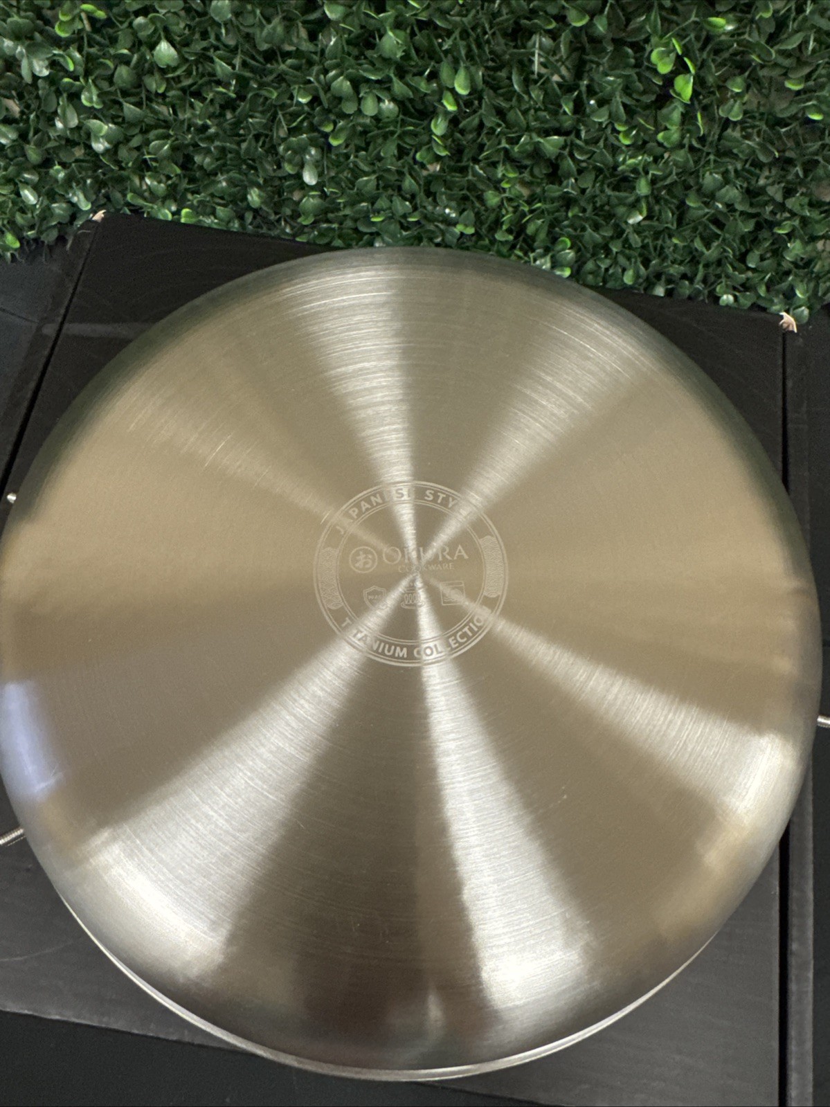 Okura Cookware Hand Hammered Premium Titanium Pan With Two Handles