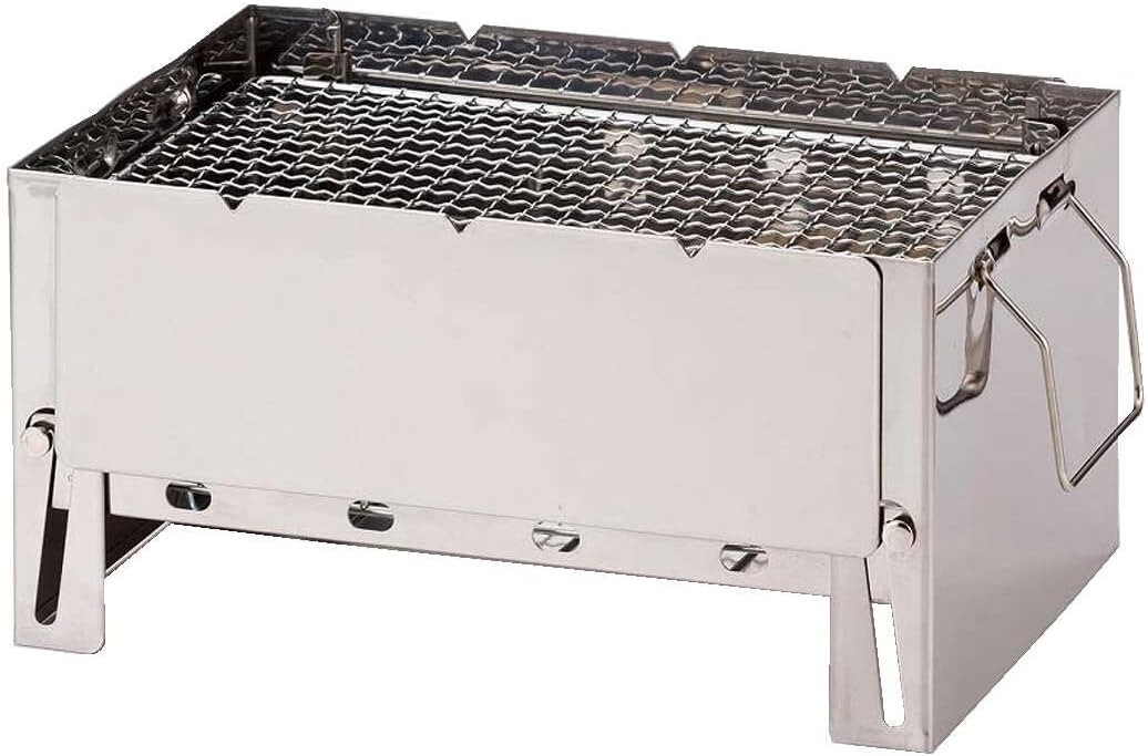 Yakitori BBQ Charcoal Grill Barbecue Hibachi Konro 30x21x15cm NEW