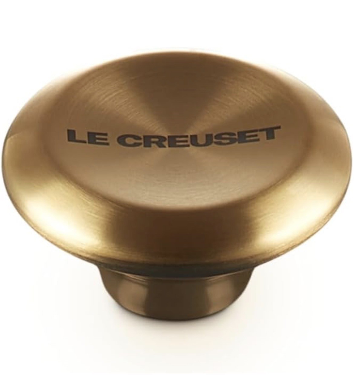 Le Creuset Signature Gold Knob, Large Stainless Steel 2.2 In Replacement Knob
