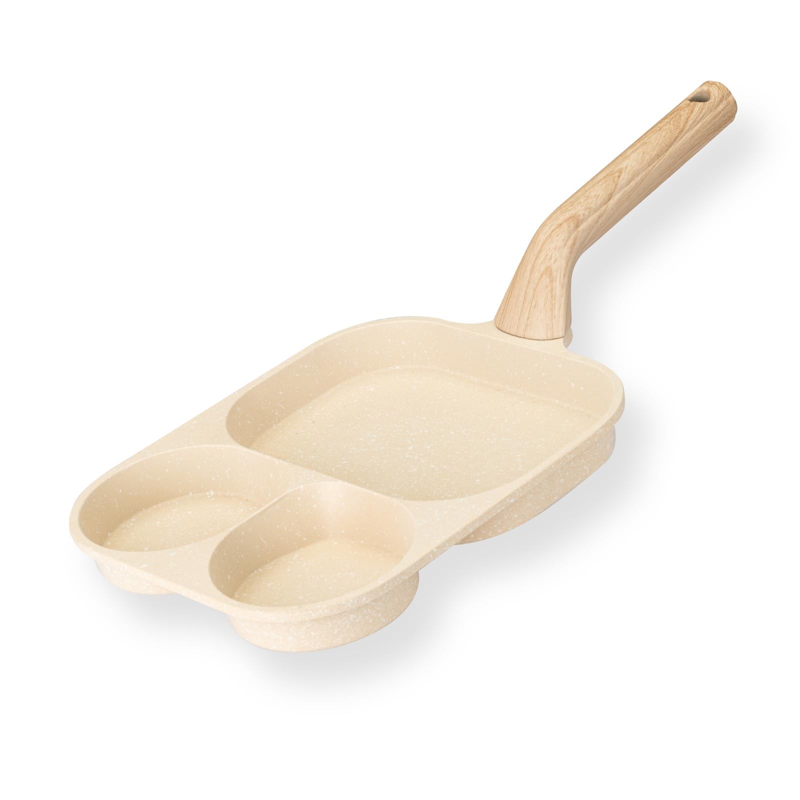 1 PC Versatile 3in1 NonStick Omelet Egg Breakfast Frying Pan Cookware
