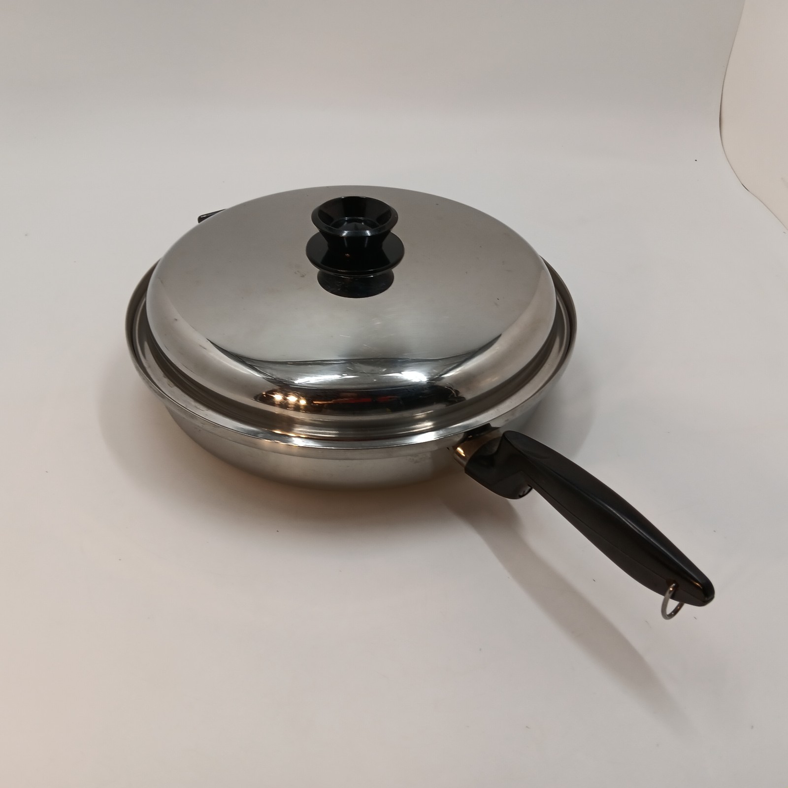 Vintage West Bend Multi Core Familie Skillet 5 Ply Stainless Frying 12″ USA
