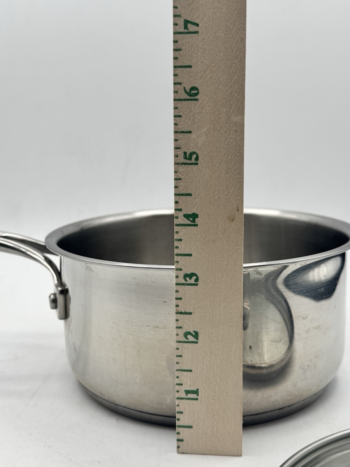 *Emeril Lagasse *1.5 Quart, 1.4 Liter Sauce Pan With Glass Lid *Stainless #2238