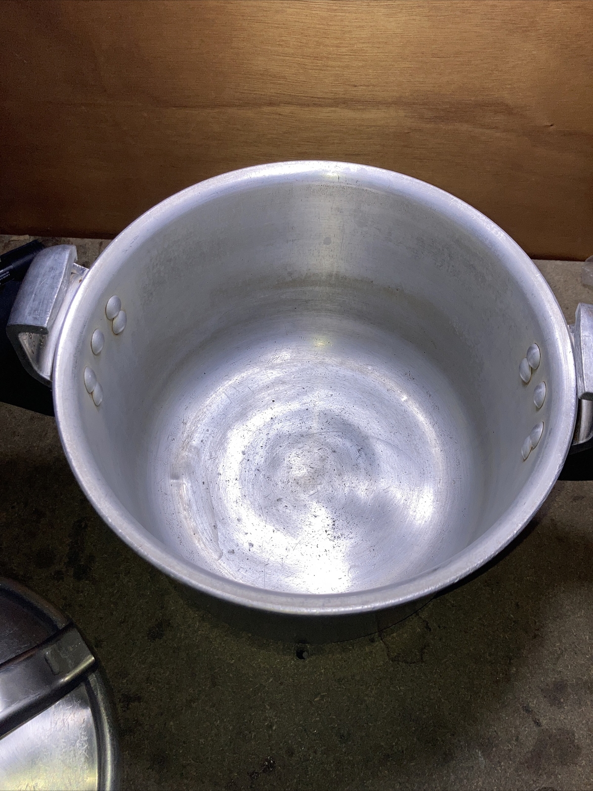 (D40) Antique Casserole Minute SEB 8 Liters Aluminum Vintage