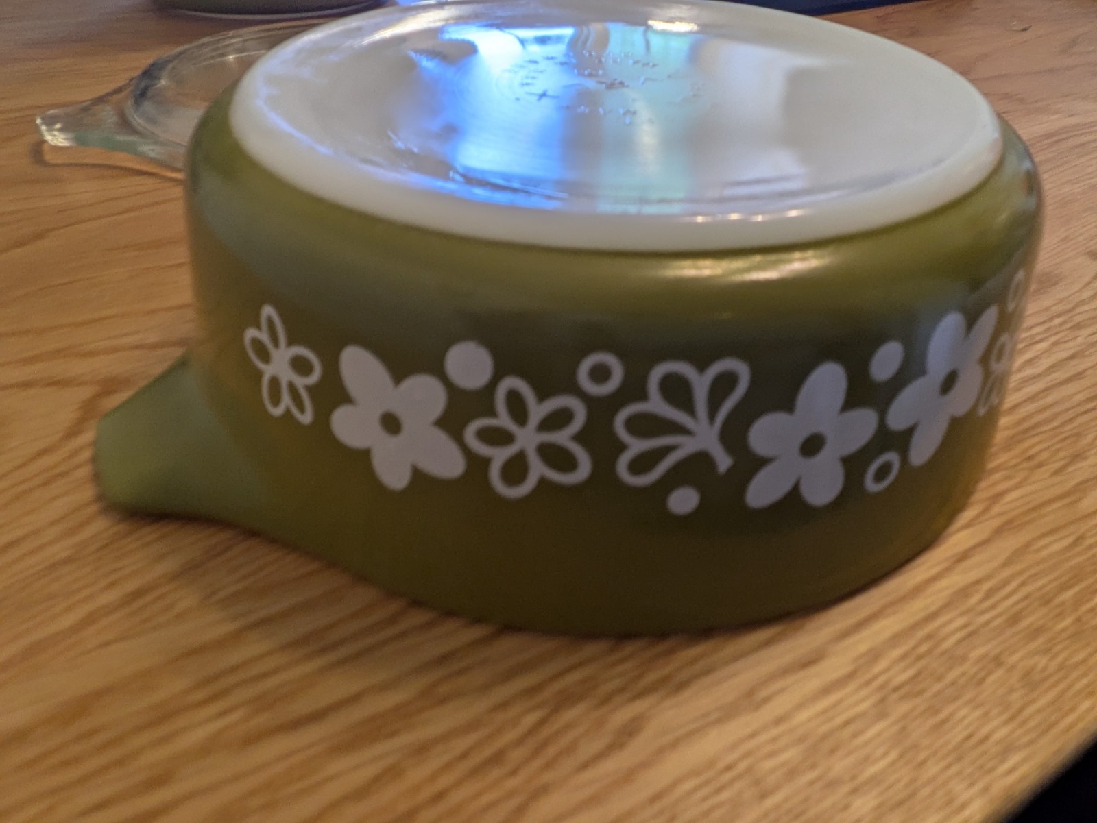 Pyrex Spring Blossom casserole dishes Lids Crazy Daisy 473 472 461 Set Of 3