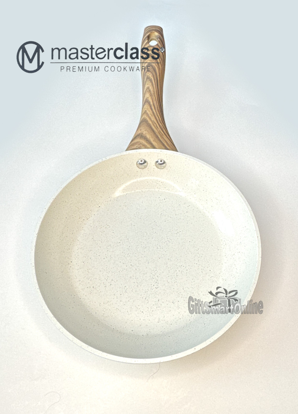 MasterClass 8″ Skillet Healthy Ceramic Surface Use Less Butter or Oil Easy Clean