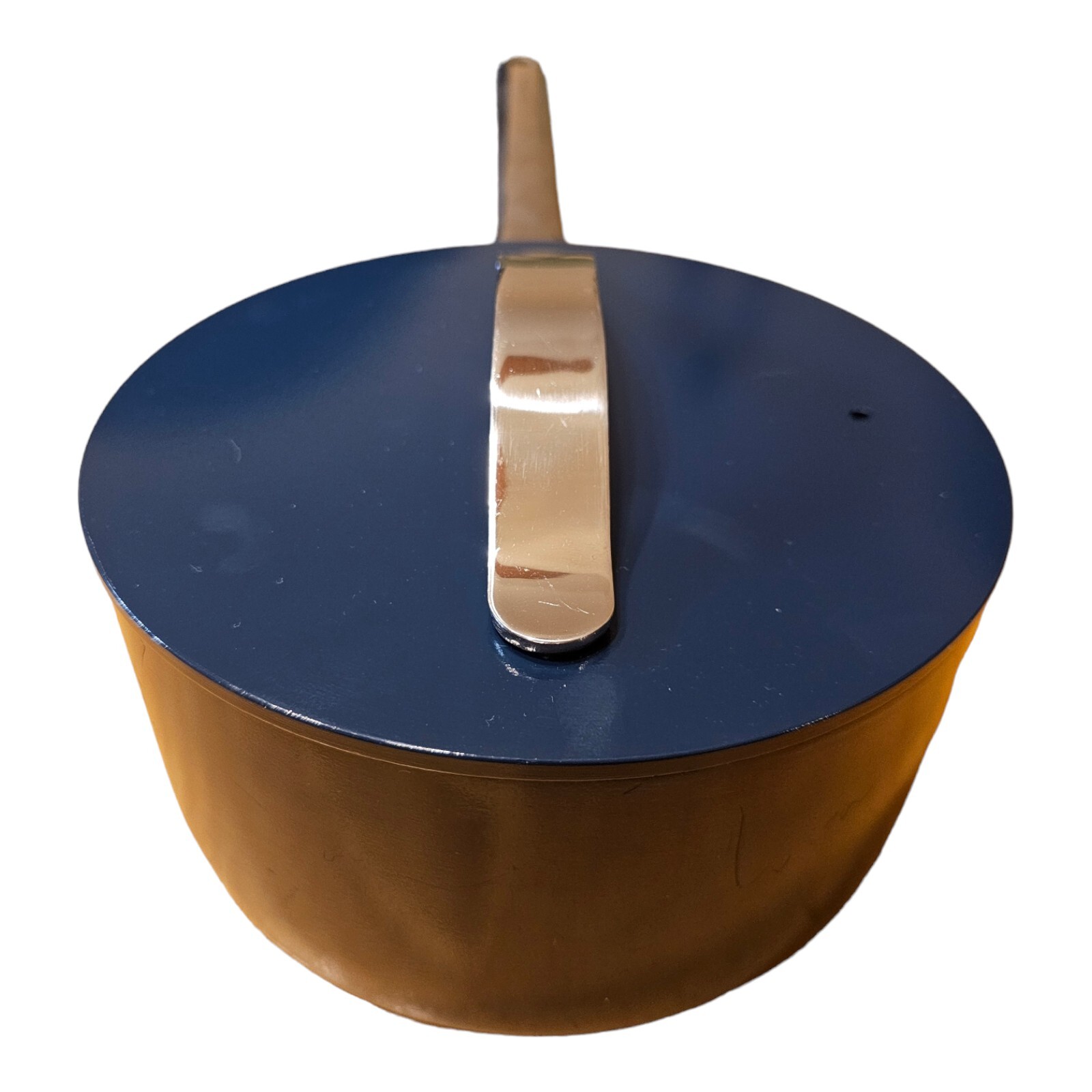 Caraway Home Navy Blue Non-Stick Ceramic 4.5 qt Saute Pan & 3qt Sauce Pan W/Lids