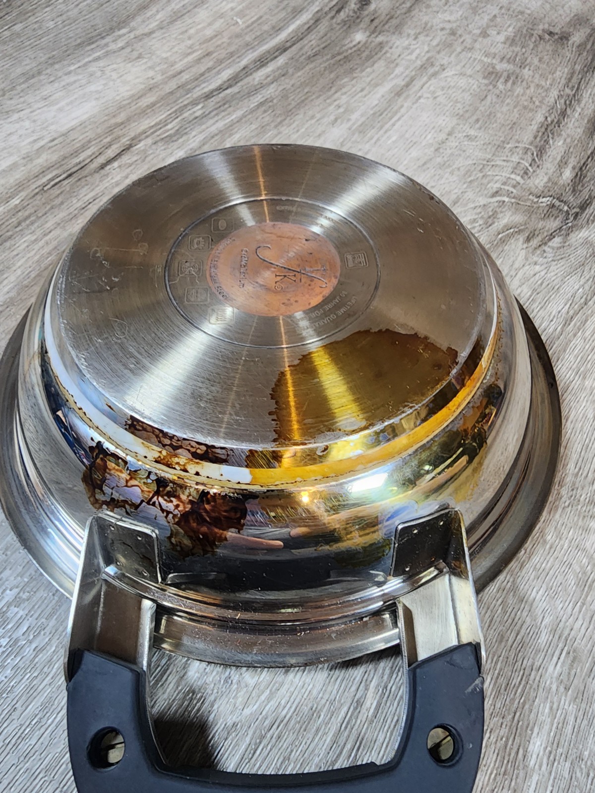 Berghoff TFK 9″ Frypan Sandwich Boden CroMo Tanium Surgical Stainless Steel