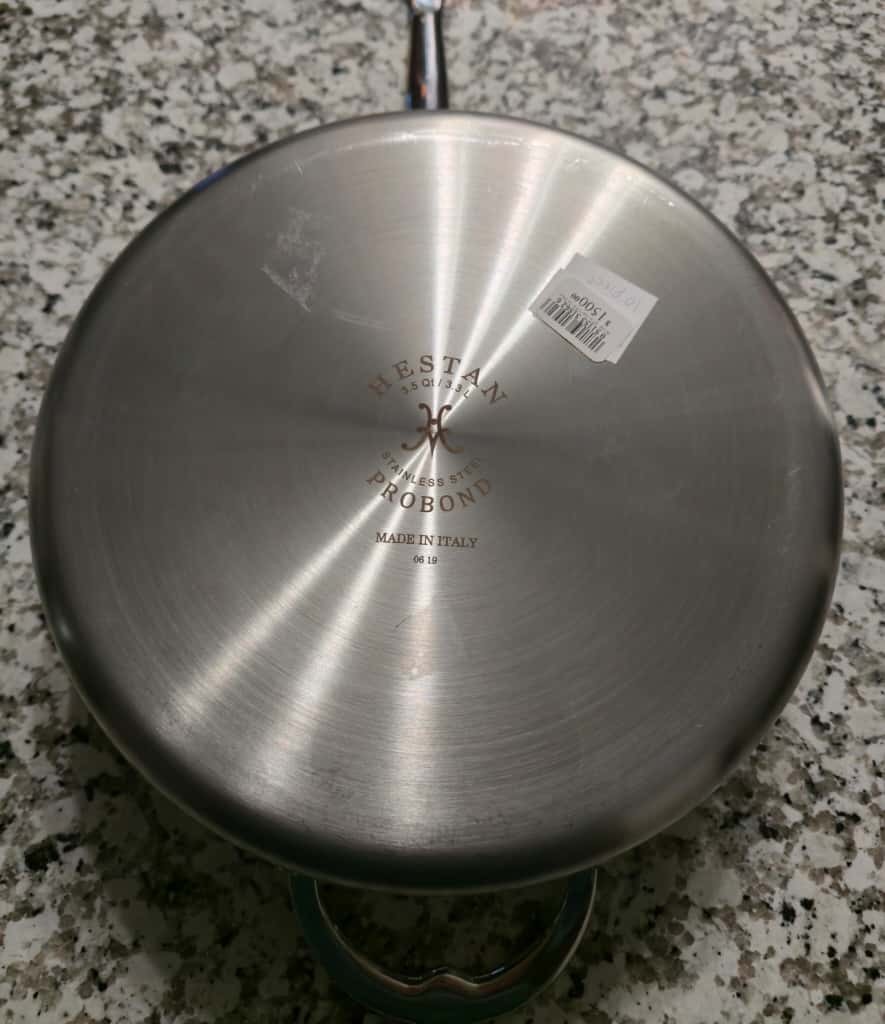 Hestan ProBond® Clad Stainless Steel 3.5-Quart Covered Saute