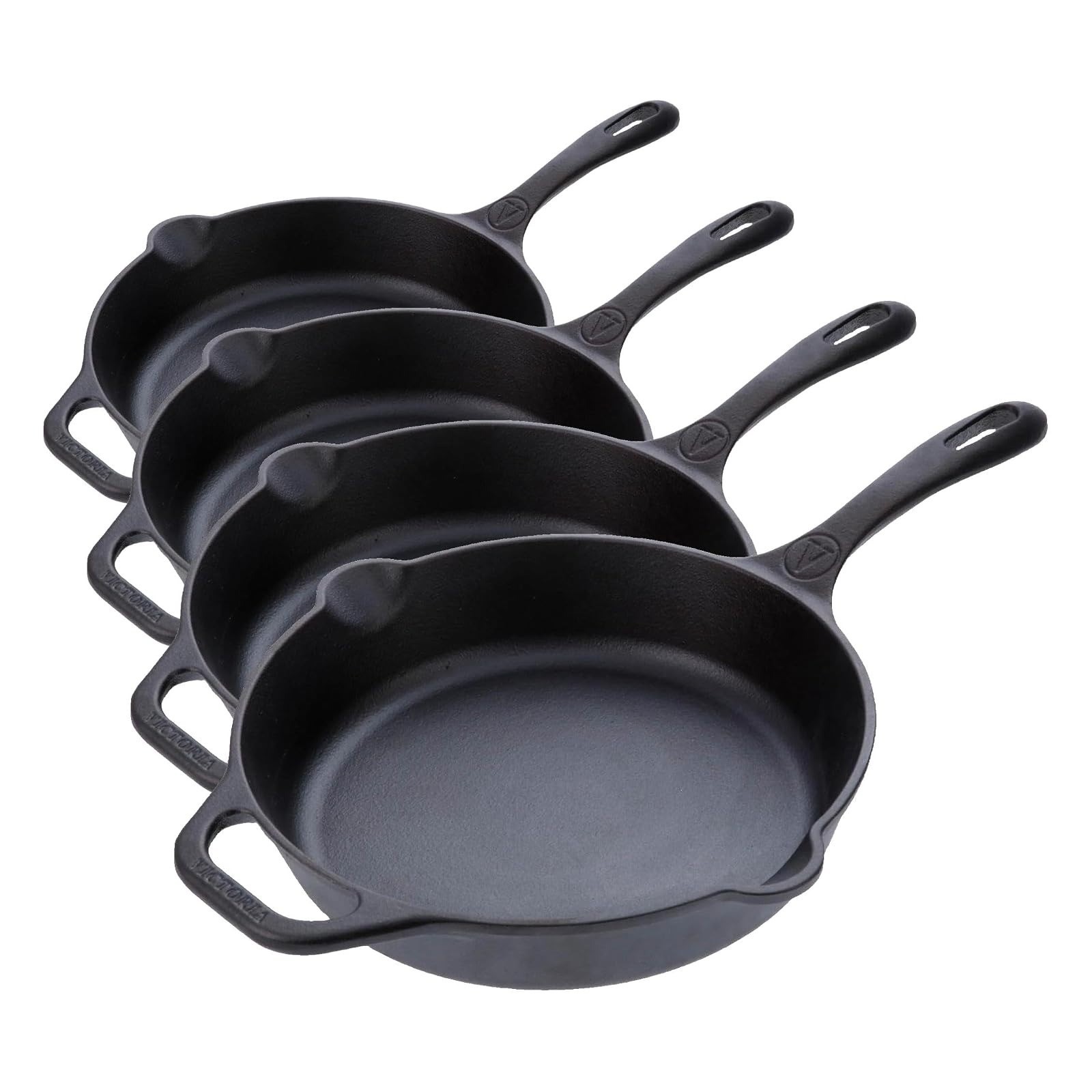 Victoria 6.5-Inch Cast Iron Skillet – Pre-Seasoned Frying Pan