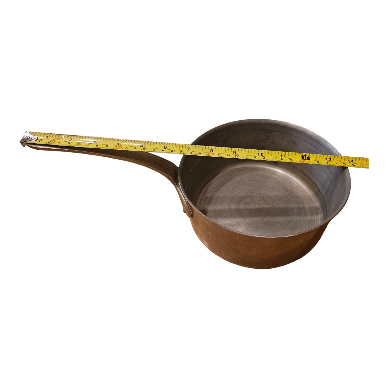 Vintage ODI Copper & Brass handled Pot Made in Korea 🇰🇷 7.5” (No Lid)