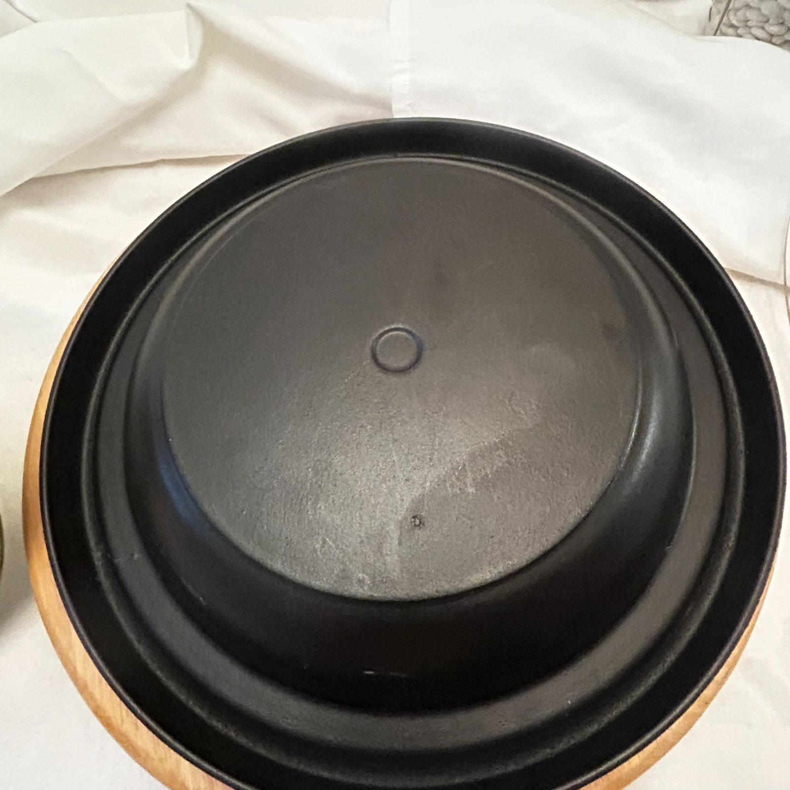 RETIRED Le Creuset Tagine #27 1.5 QT Kiwi cast iron, glazed stoneware