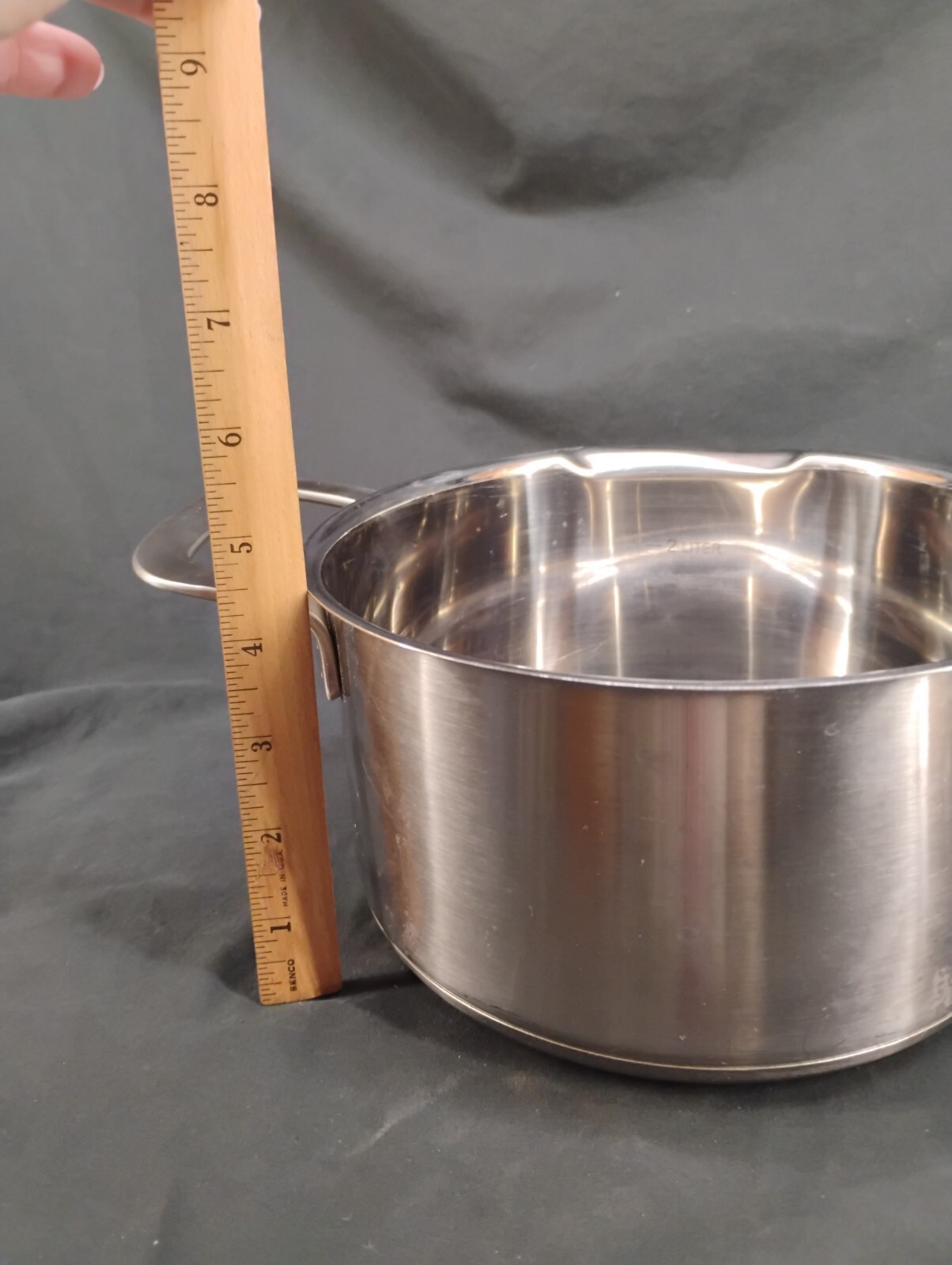 Ikea (3.2qt) Stainless Steel Pan W/Glass Lid