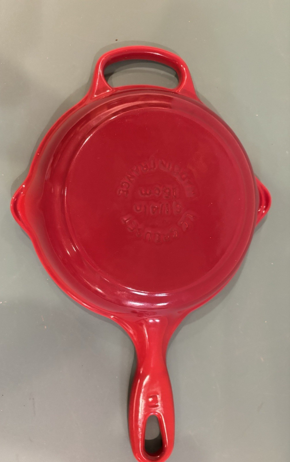 Vintage Le Creuset 6.5″ Red Enameled Cast Iron Small Fry Pan Skillet