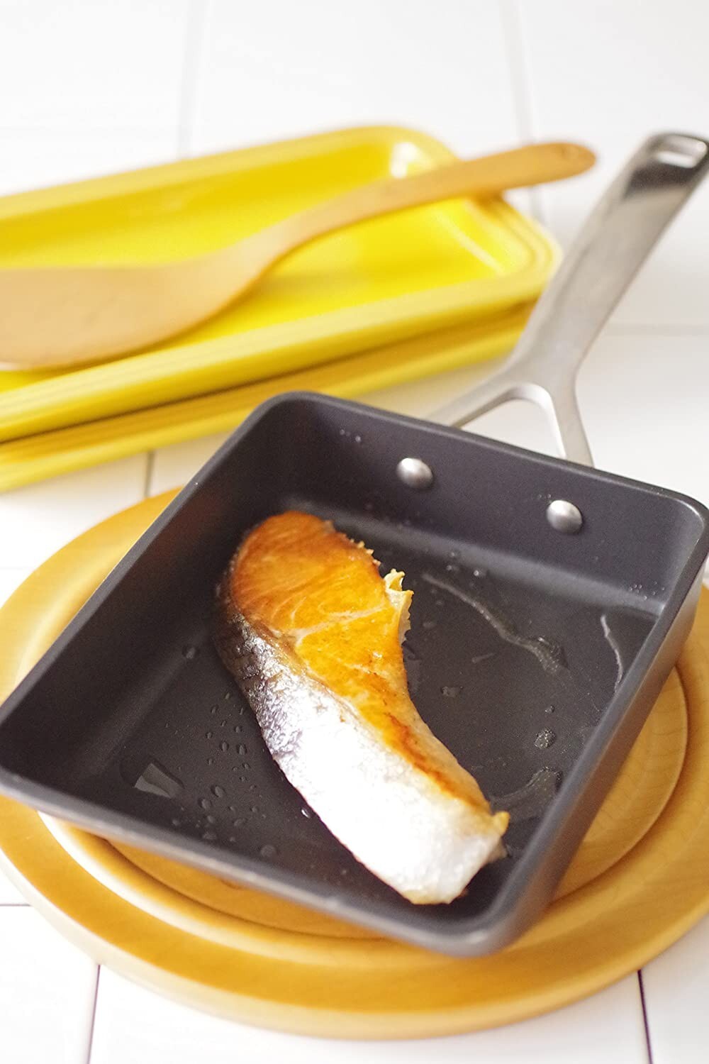 Le Creuset Frying Pan TNS Egg Pan Black 18cm 7in Gas & Electric Length 7.0 inch
