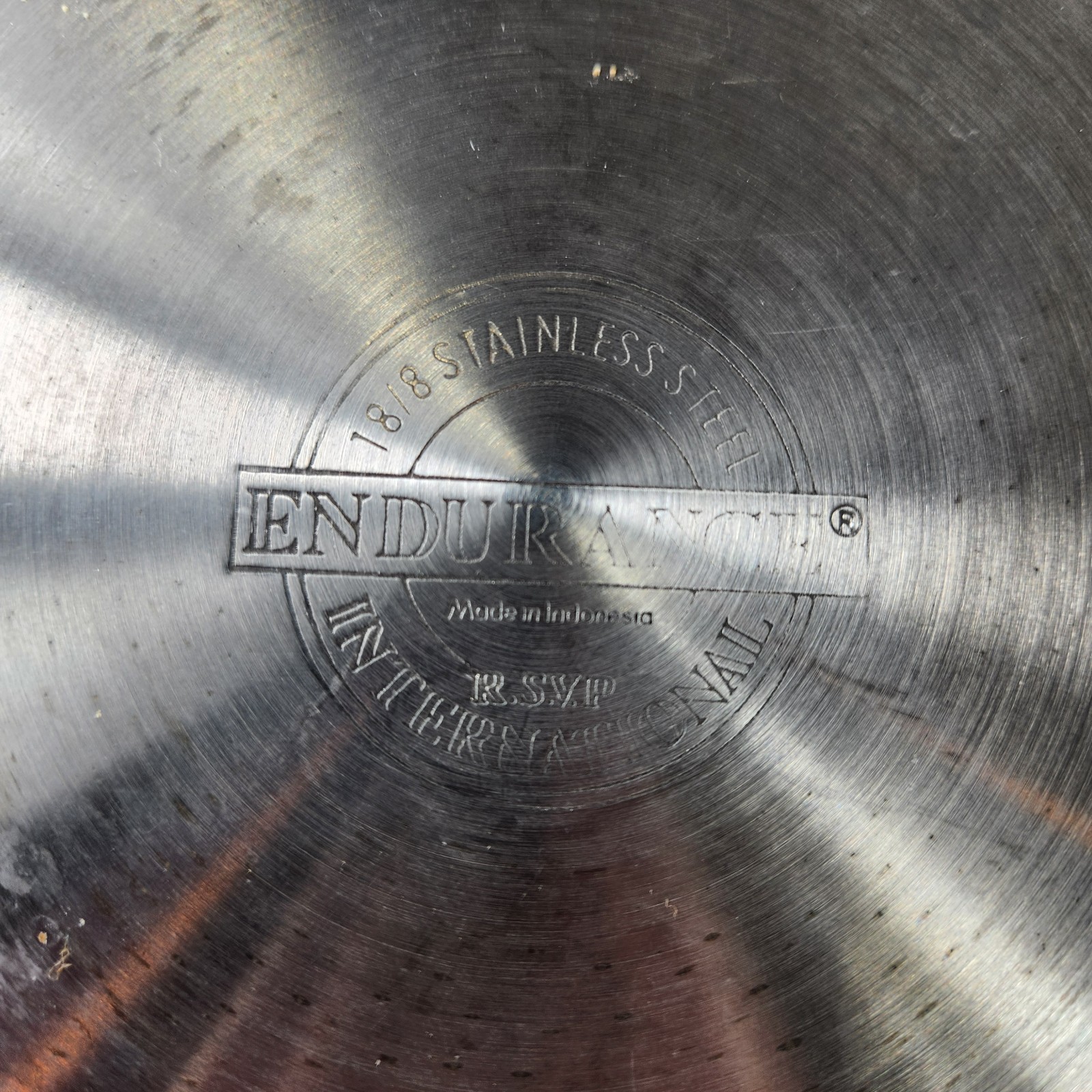 Vtg RSVP International Stainless Steel 8 qt Stockpot Strainer Insert Vented Lid