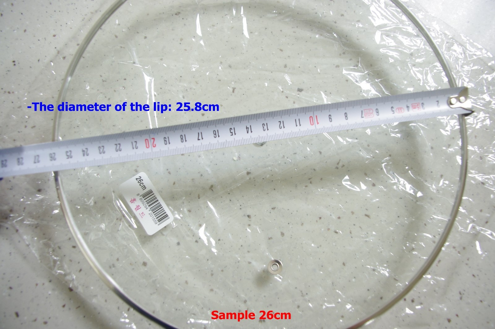Multi Tempered Glass Cover Lid Only 18~34cm for Pot, Frying pan, Pan Replacement