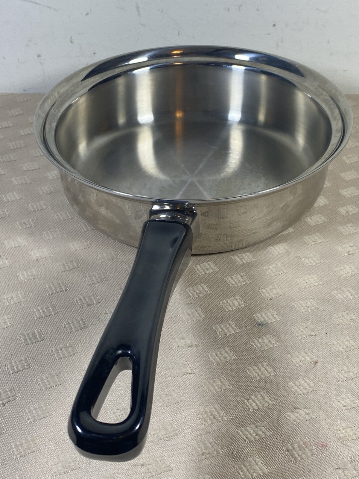 HEALTH CRAFT 1 1/4 Qt SKILLET 5 PLY Nicromium Surgical Steel 8 1/2” NO LID