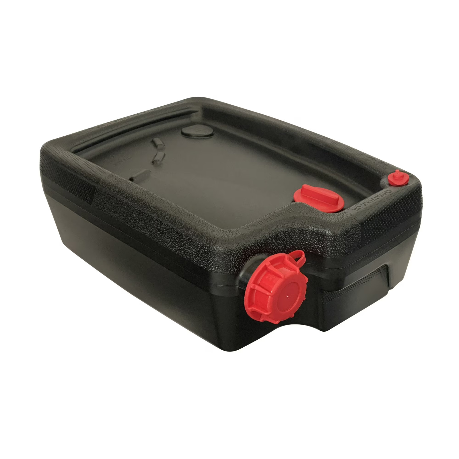 Hyper Tough 10 Quart Automotive Drain Pan Container, HT-10QT-2025, Black