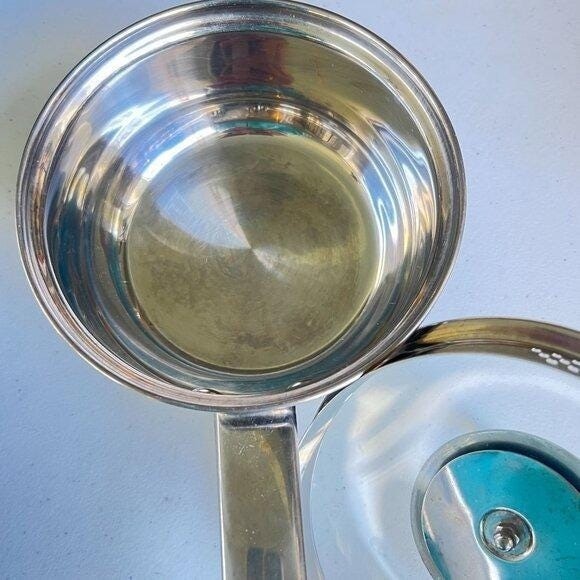 Ecolution Stainless Steel 1 Qt Saucepan With Glass Lid & Pour Spouts Pots & Pans