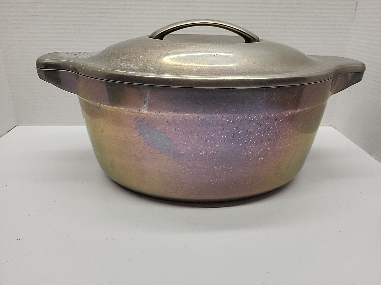 Technique Cast Aluminum 6 1/2 qt Dutch Oven Stovetop Smoker Roaster Inserts Lid