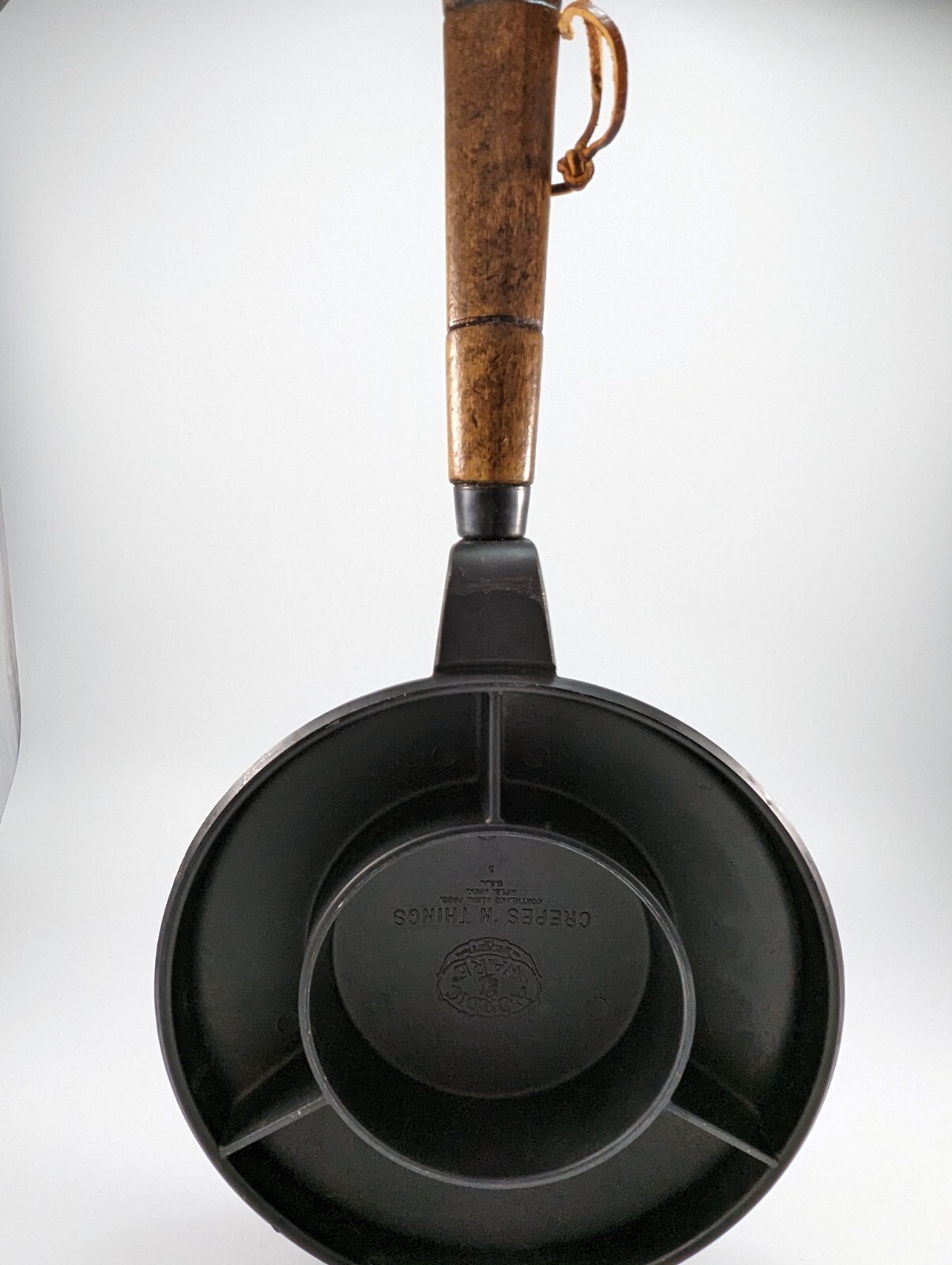 Nordic Ware Crepes n’ Things Cast Aluminum Crepe Pan with Wooden Handle