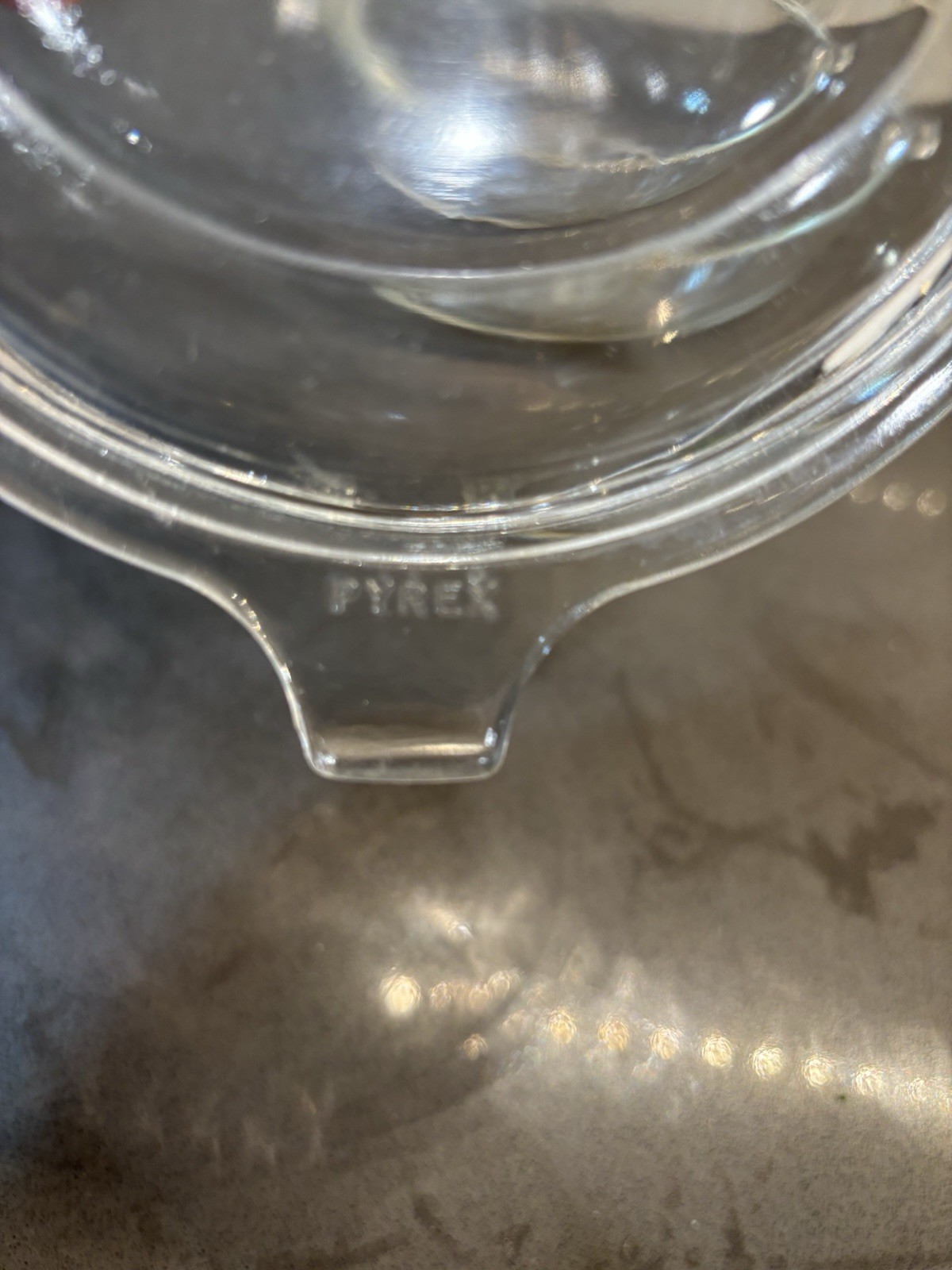 Pyrex Casserole Dish Clear 20 oz Round Glass 019 with 681-C-35 Lid