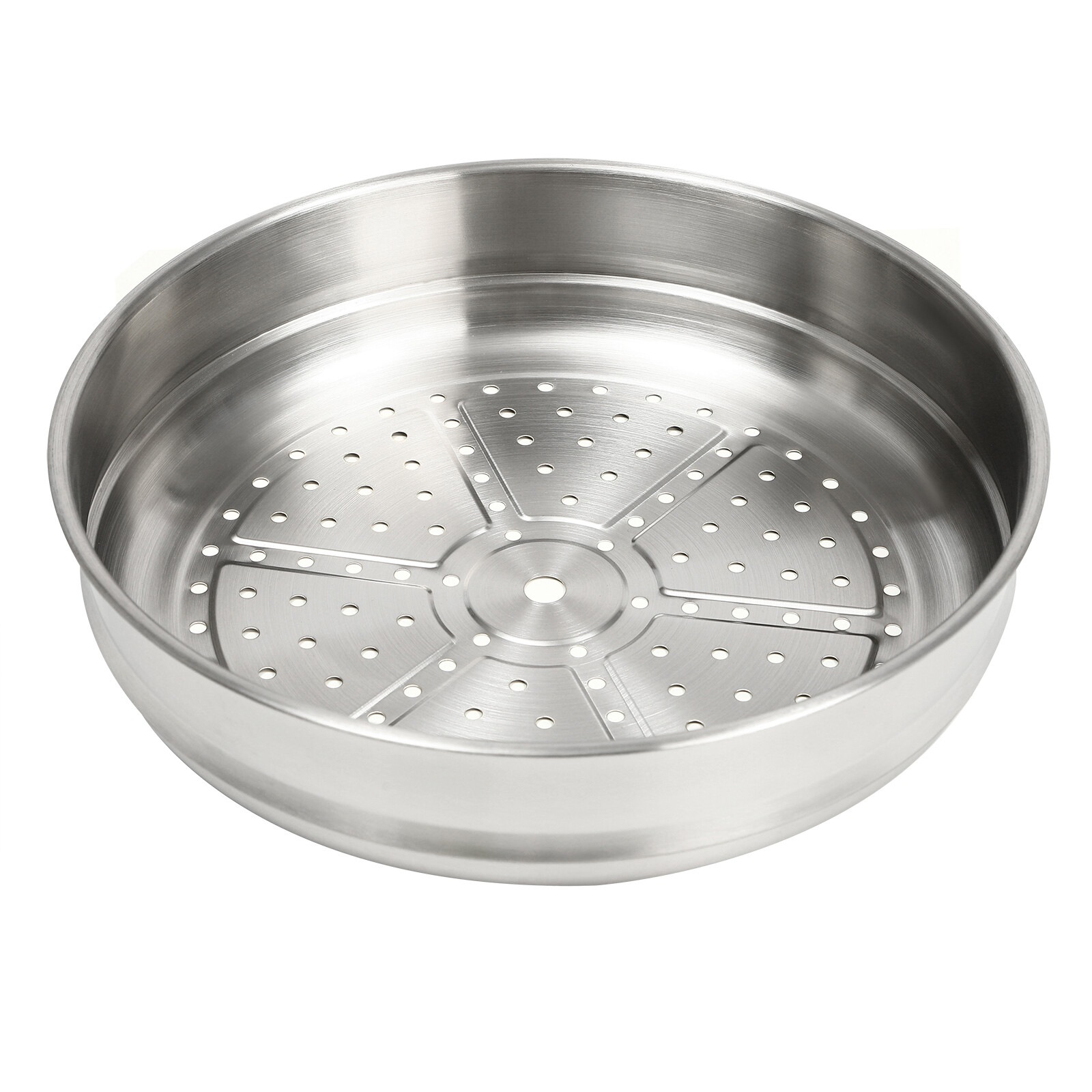 Nonstick Cooking Honeycomb Wok Pan w/Lid Steamer Pot Gas Cooktop Stainless Steel