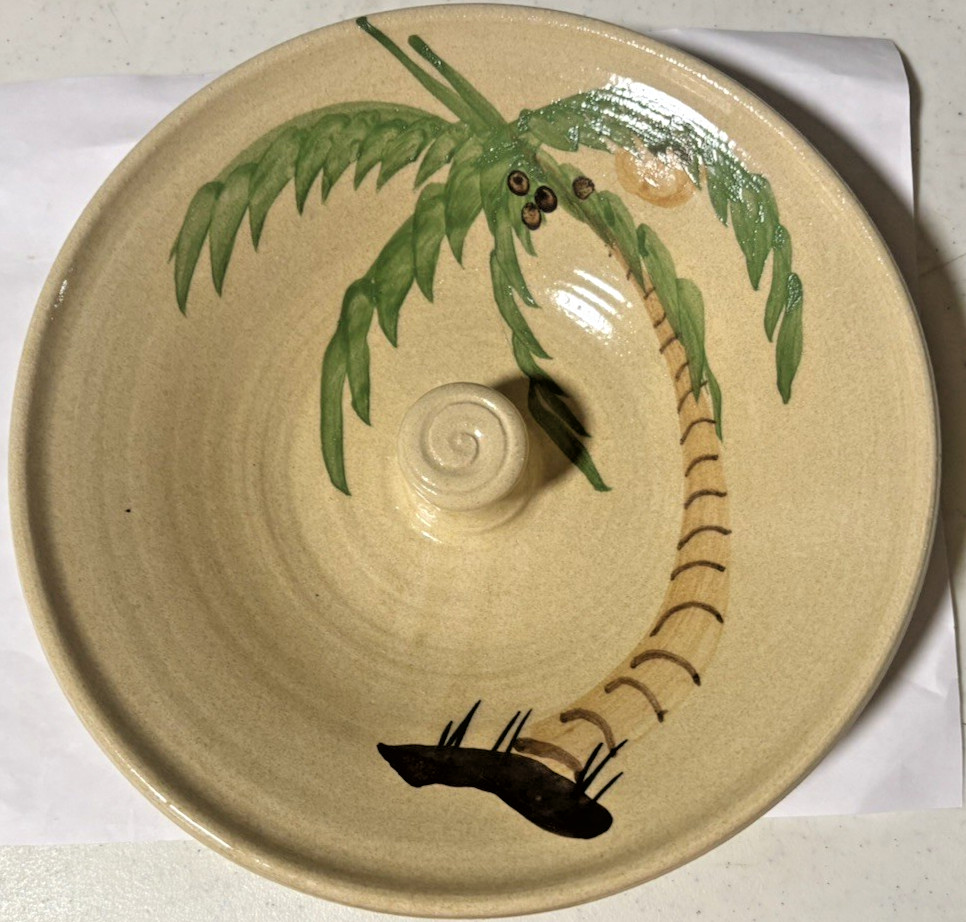 Ceramic Egg Cooker – Palm Tree-Gourmet Pottery