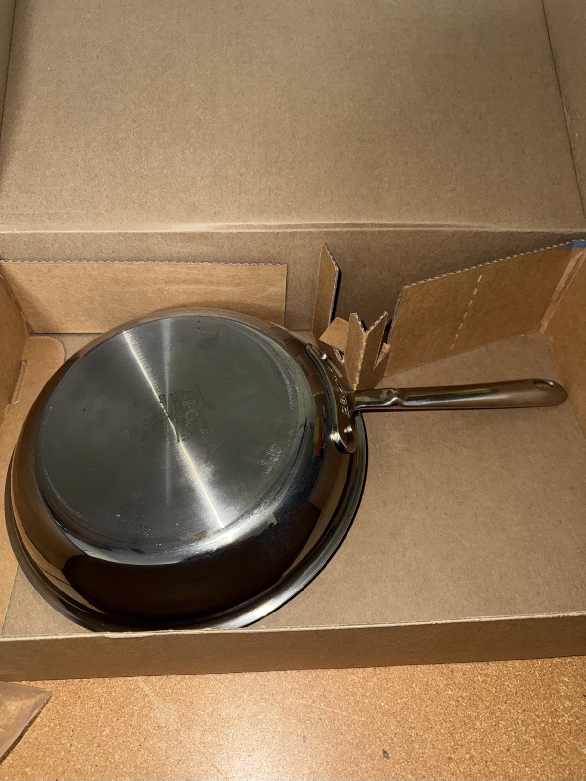 All-Clad Pan Set Stainless Steel Cookware Induction Oven Safe 10 12 Inch Pre Own