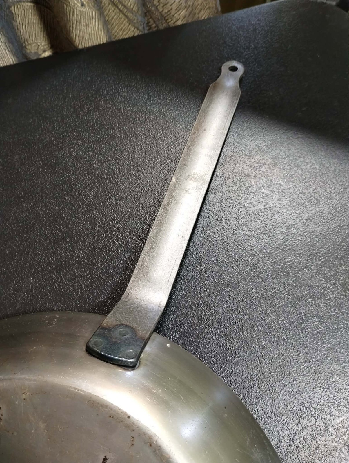 Matfer Bourgeat Black Carbon Steel Frying Pan 14inch unused/unseasoned
