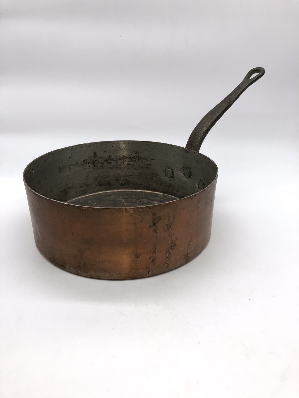 UNBRANDED COPPER TIN LINED PAN 8.75” Diameter 3” High