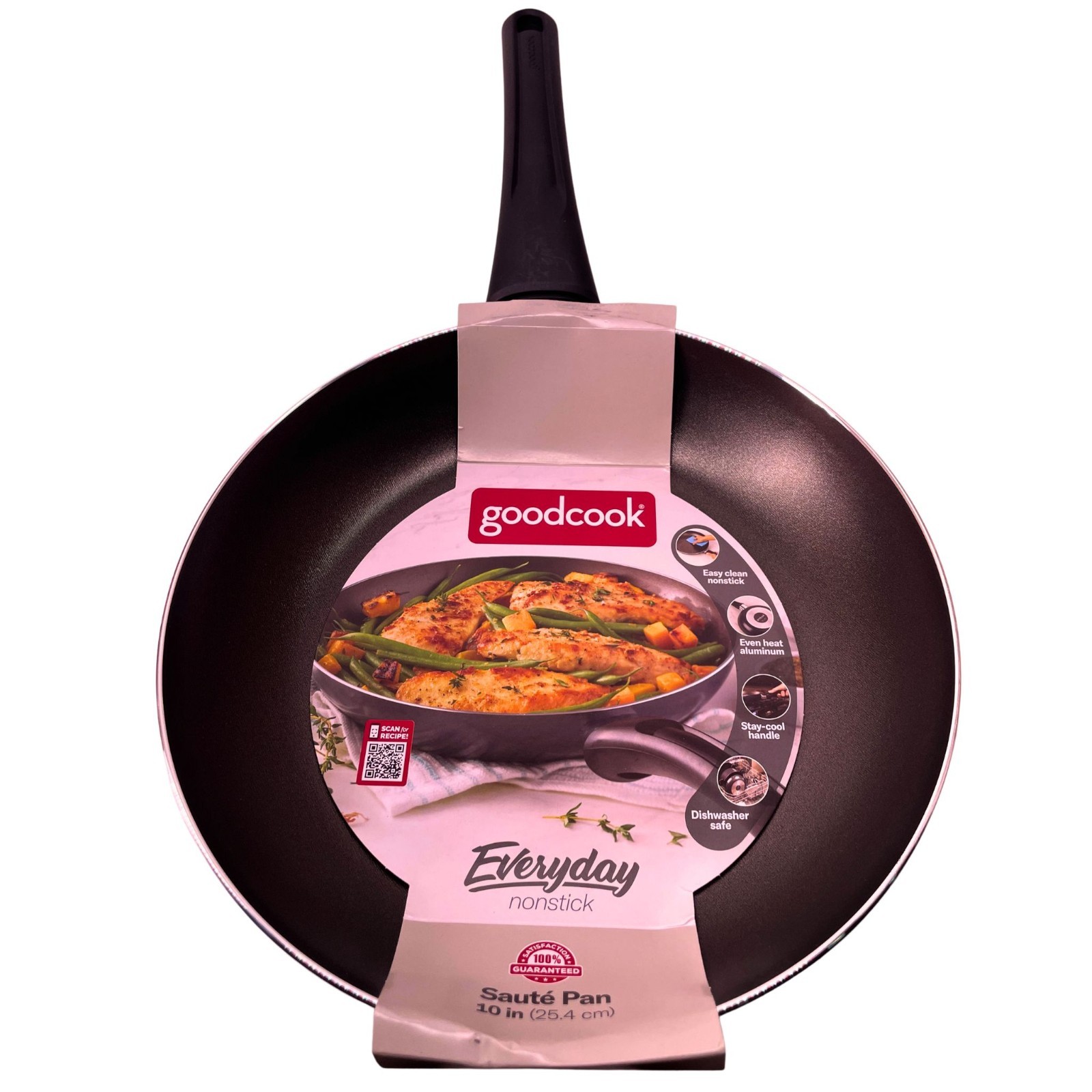 GoodCook Everyday Nonstick Sauté Pan 10 Inch Aluminum Frying Pan