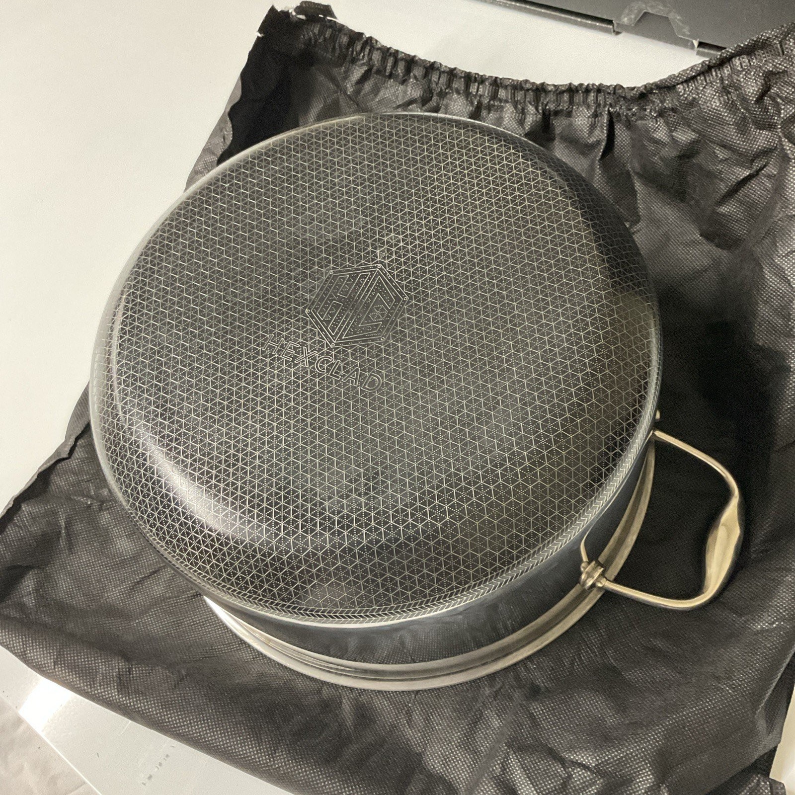 HexClad Hybrid Nonstick 6 Piece Sauce Pan Pot Cookware Set 2qt 3qt 8qt W/ Lids