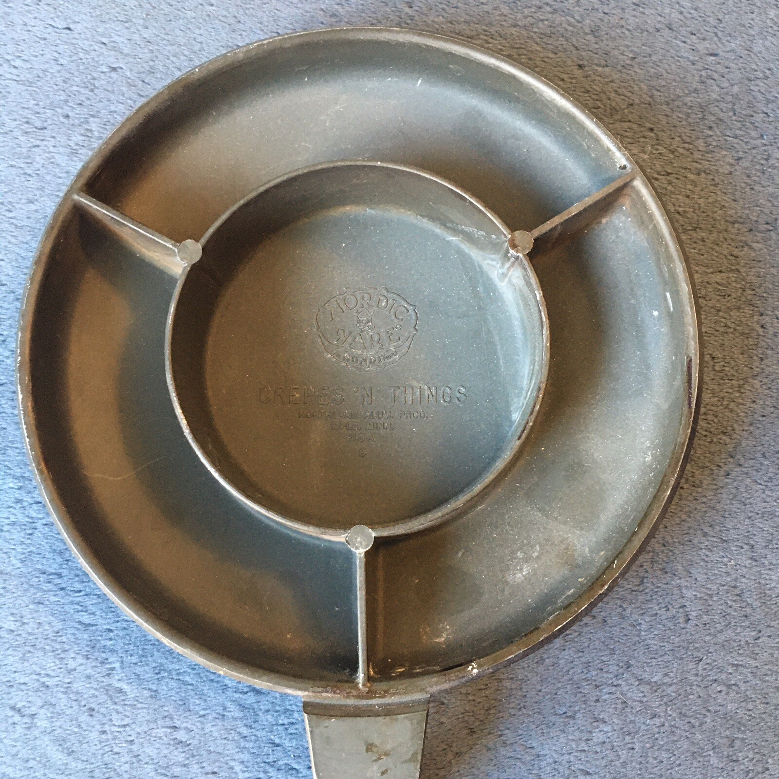 Nordic Ware Crepes ‘N Things Crepe Pan Cast Made in USA Wood Handle