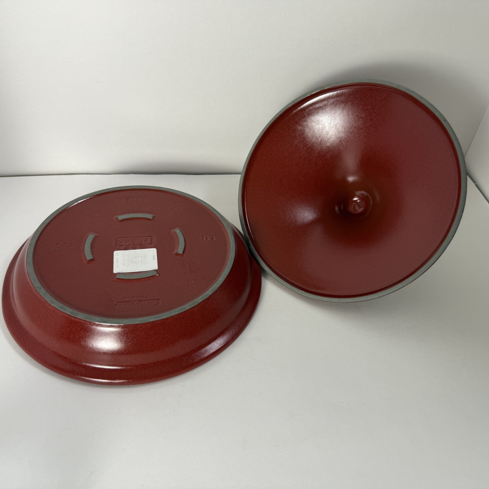 New Tagine Burgundy Emile Henry Made in France Flame Ceramic 10” FREE SHIP