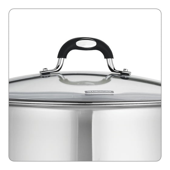 Tramontina 16 Qt Stainless Steel Stock Pot with Lid