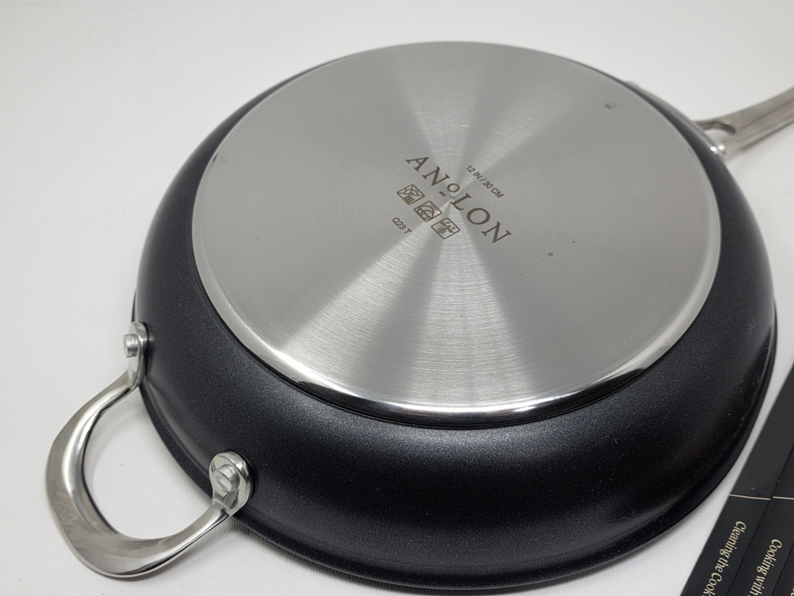Anolon X Hybrid Nonstick Frying Pan with Helper Handle, 12″ Exclusive SearchTech