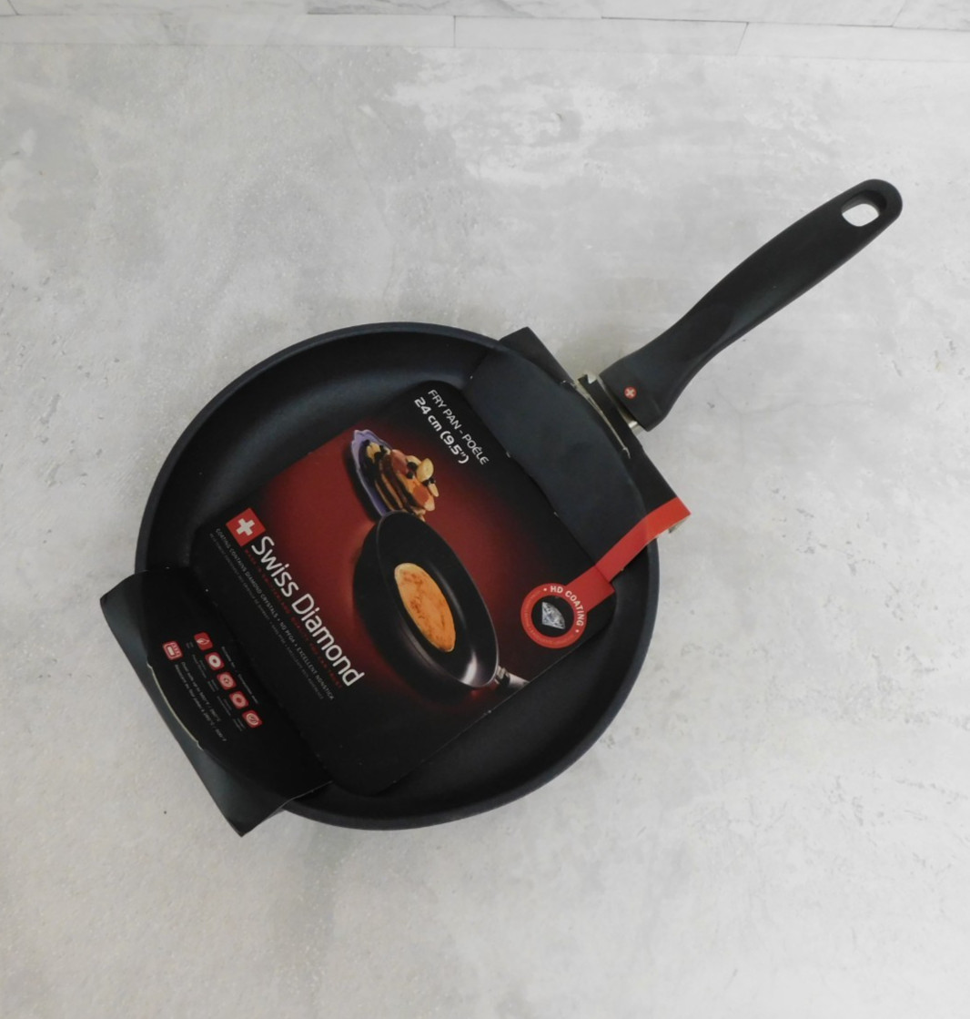 Swiss Diamond HD Classic Nonstick Fry Pan, 9.5 Inch – New