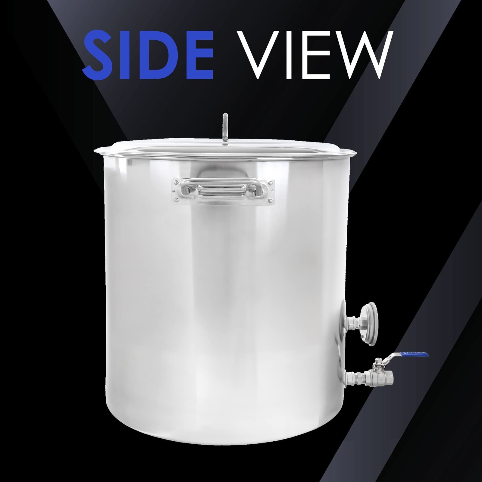 Concord Cookware Concord Stainless Steel Home Brew Kettle Stock Pot Weldless