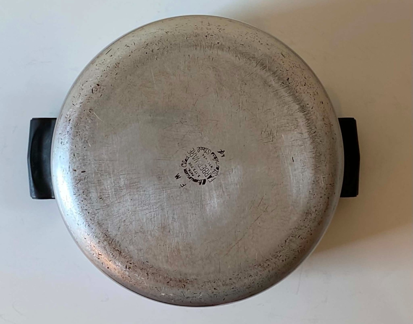 Vintage Farberware 4 Qt Stockpot Aluminum Clad Stainless Steel NYC USA FM
