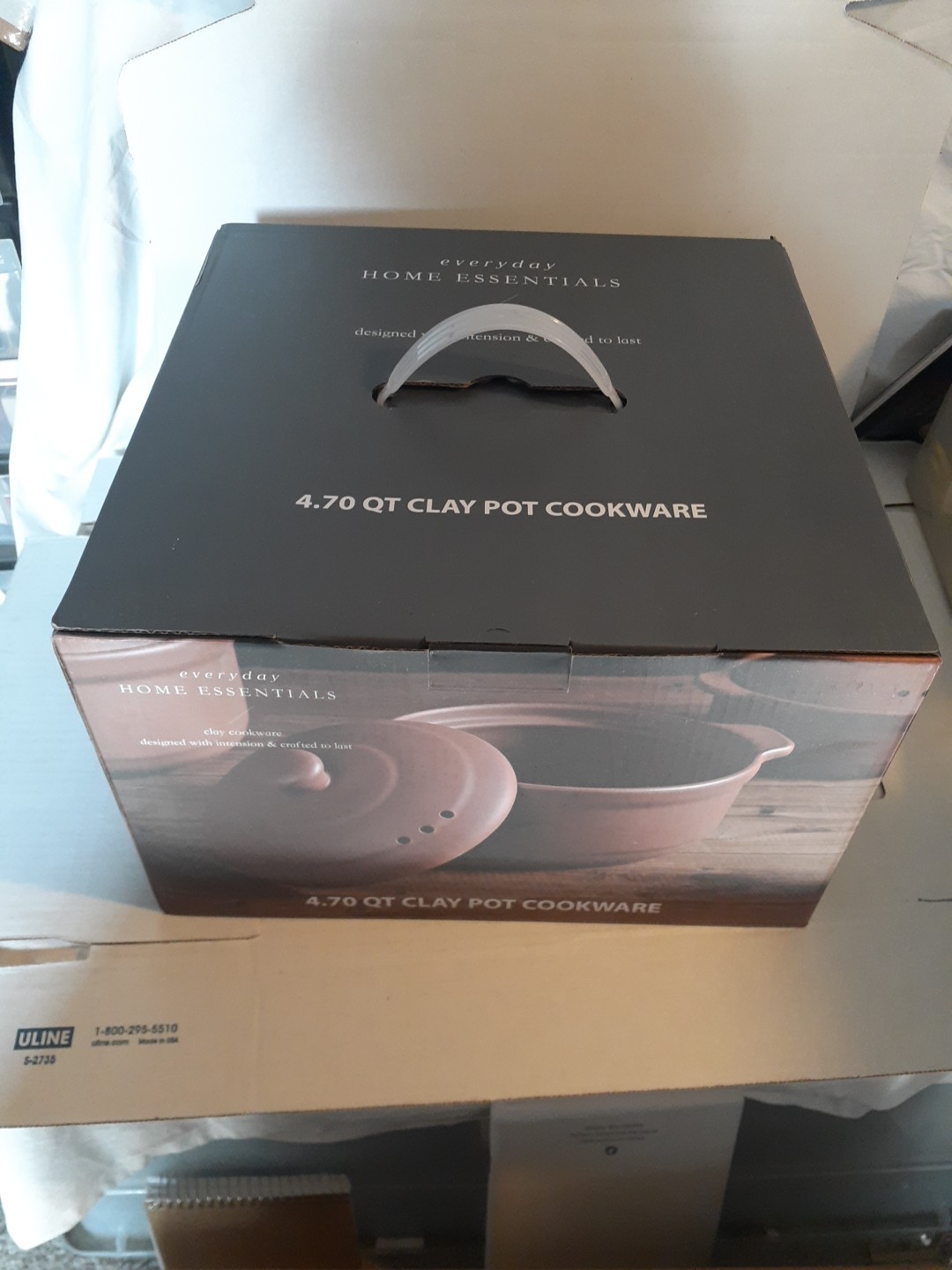 NWB Everyday Home Essentials 4.7 Qt Clay Pot Cookware