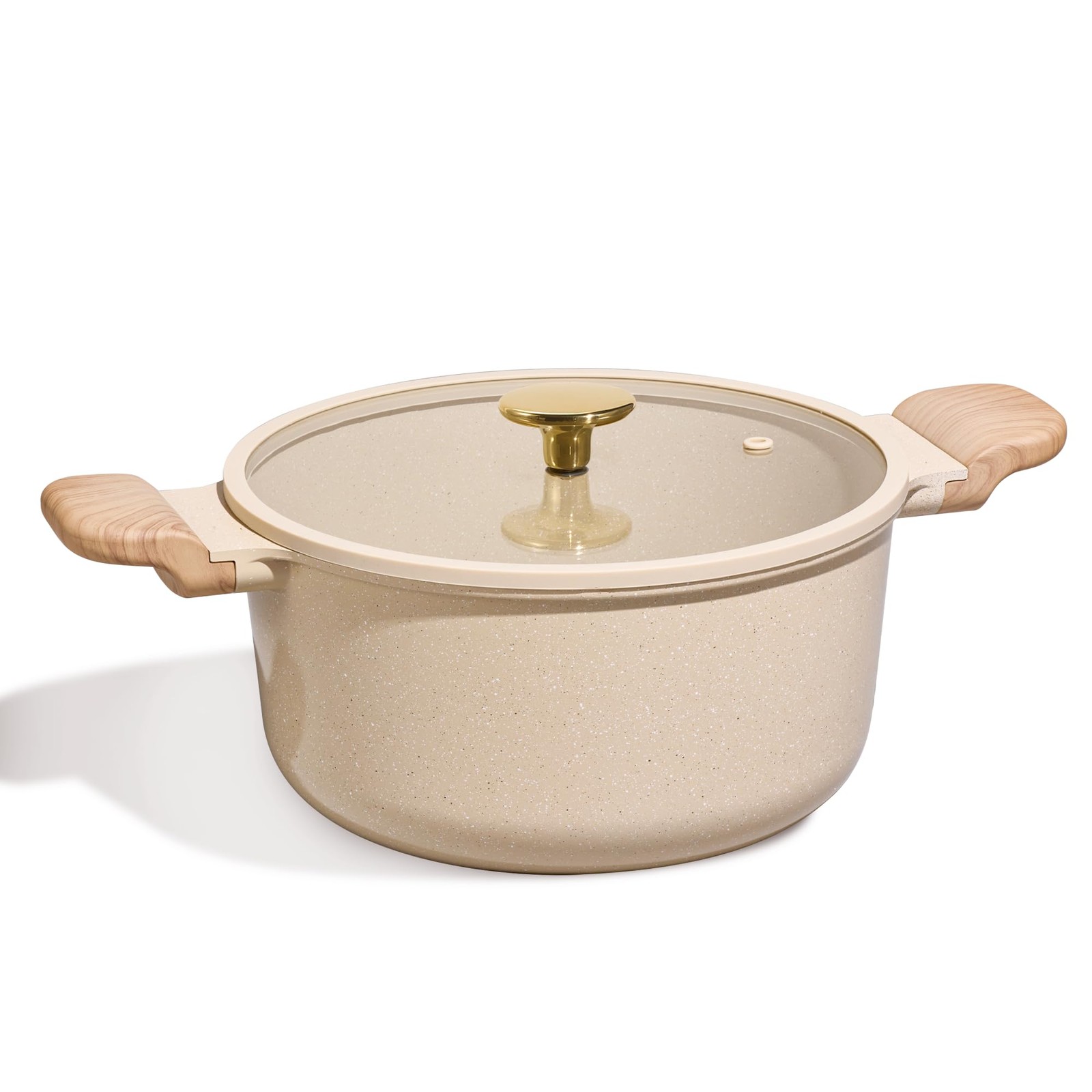 CAROTE 5 Qt Nonstick Stock Pot with Lid Soup Pot, Ceramic 5 Quart Casserole